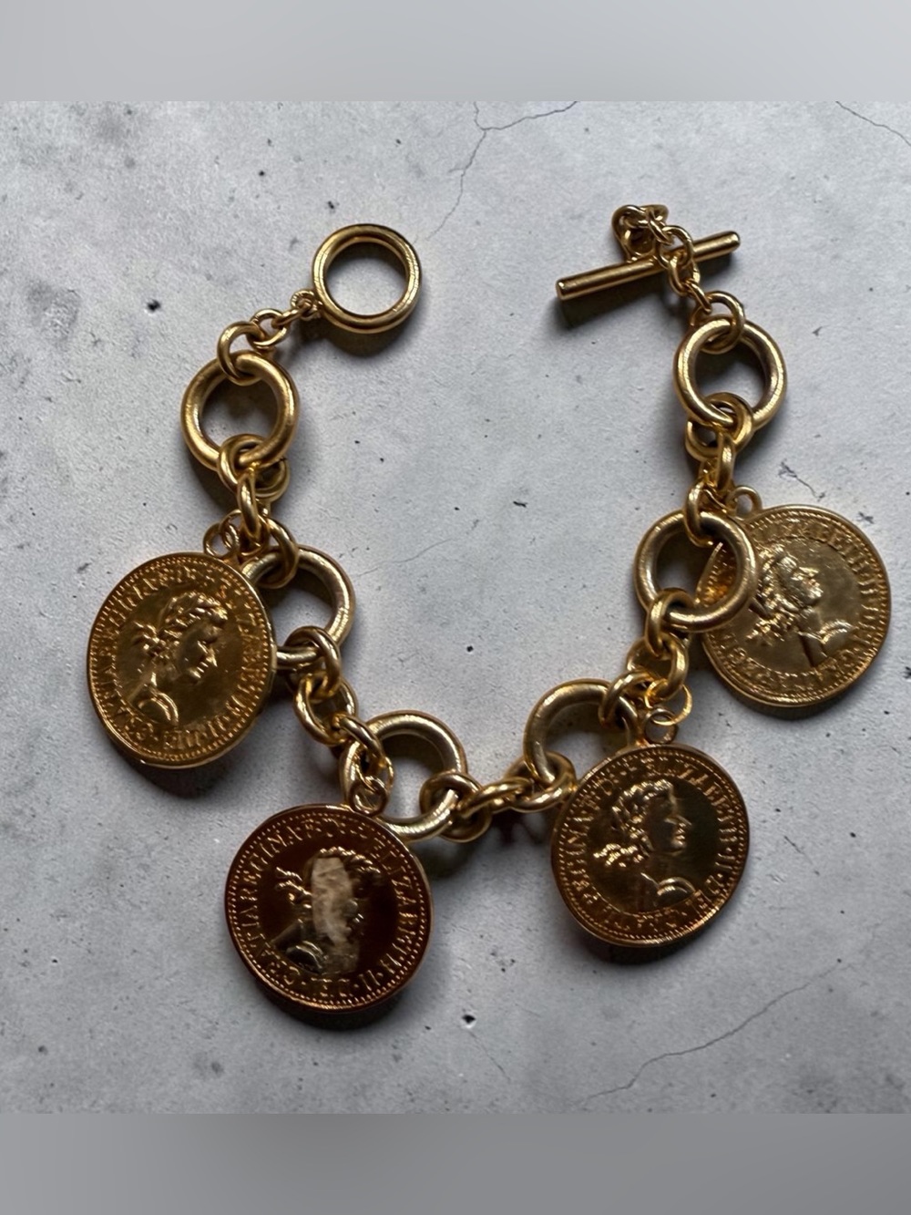 Beautiful coin bracelet